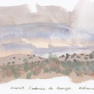 Embaise de Alange, sunset