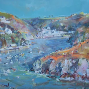 painting of Solva Harbour by Grahame Hurd-wood