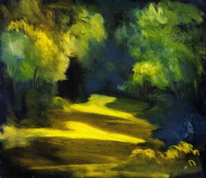 fine art print of mixed media painting by Peter Daniels